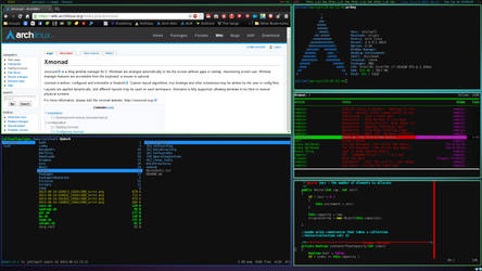 Arch + Xmonad (first deviation)