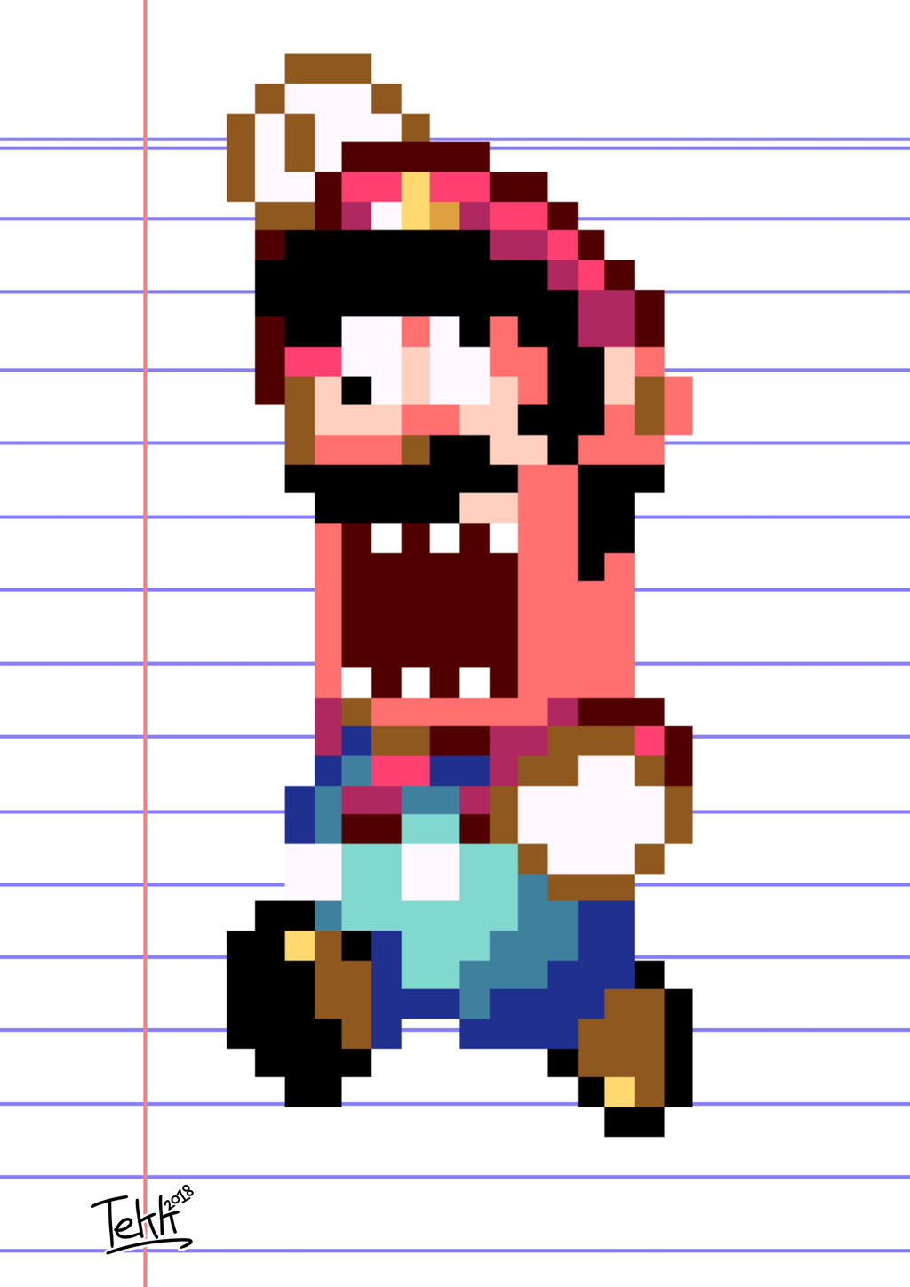 Draw the Everything: Derpy Mario by TekknicalArt on DeviantArt