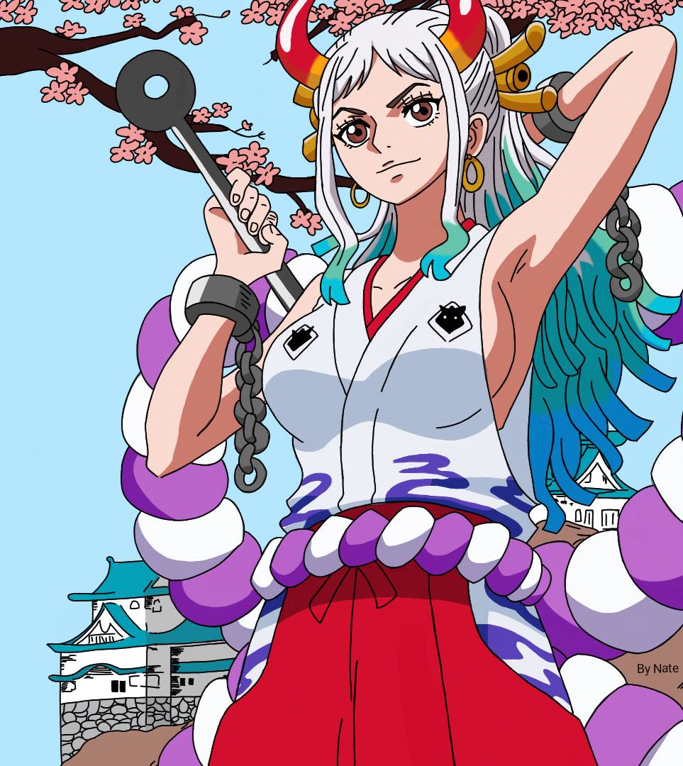 Yamato (One Piece) by NateArt25 on DeviantArt