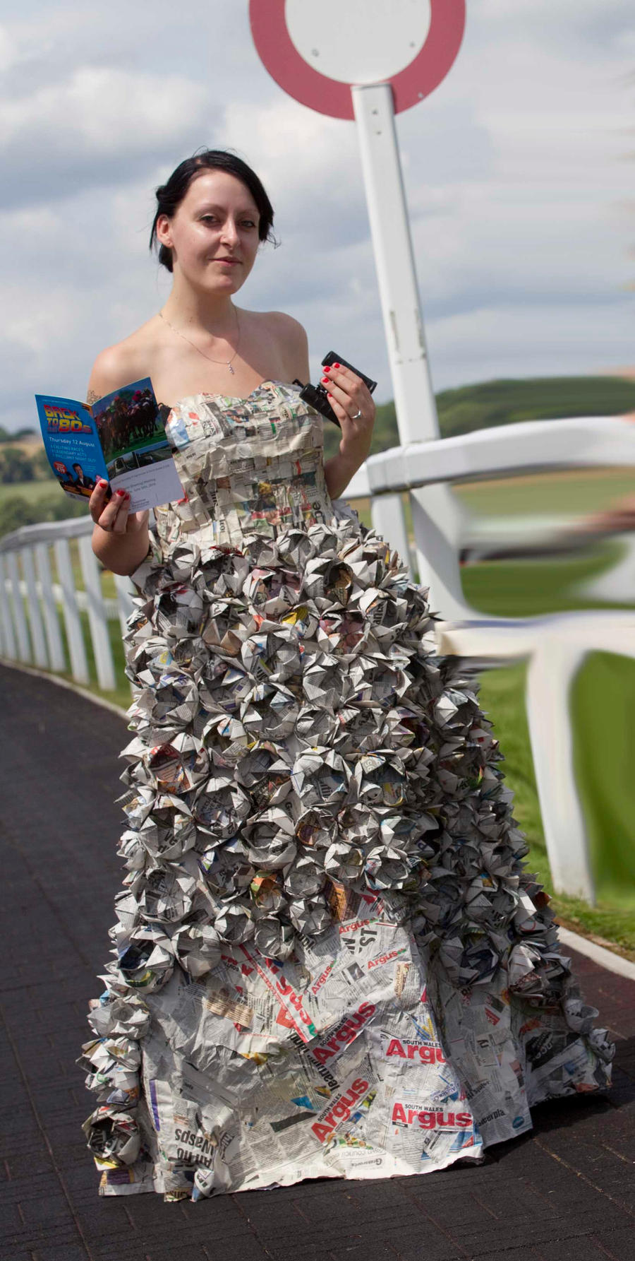 newspaper dress Evelyn Cunningham Create a Stunning Newspaper Dress