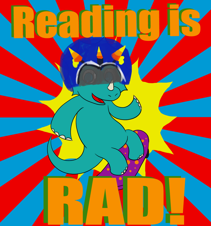 READING IS RAD by Rannen-Resord on DeviantArt