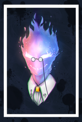 Blazing Uncle Grillby Portrait