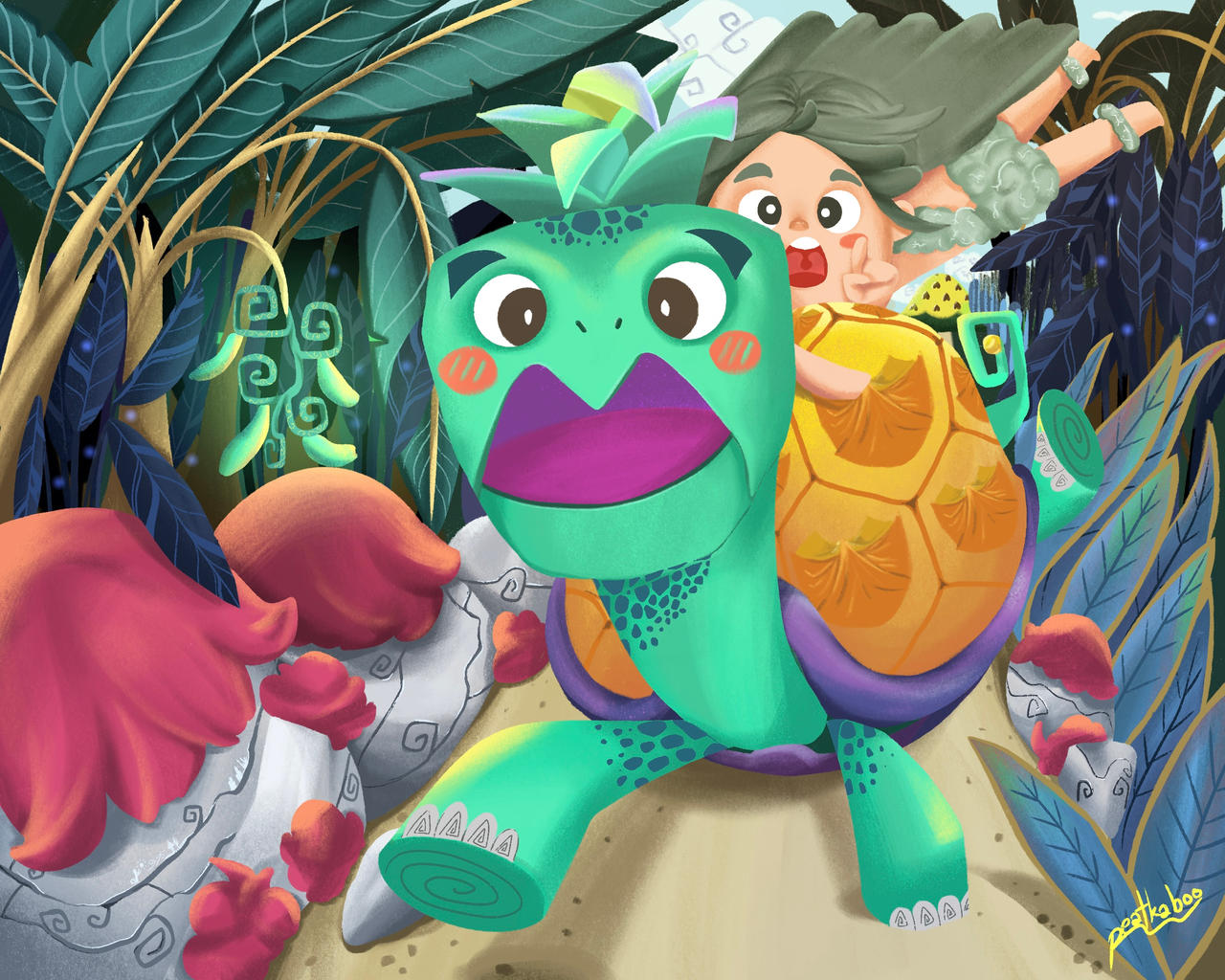 Sam Turtle Deviantart Mr.turtle by PEATKACHU on DeviantArt