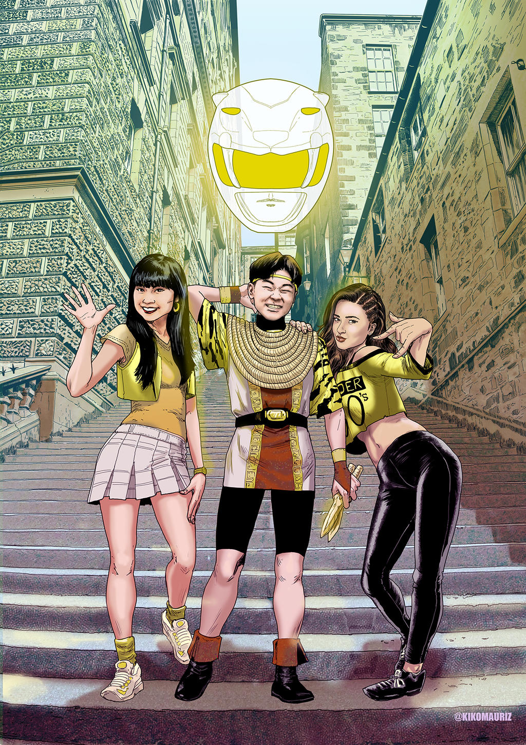 Yellow Rangers by kikomauriz on DeviantArt