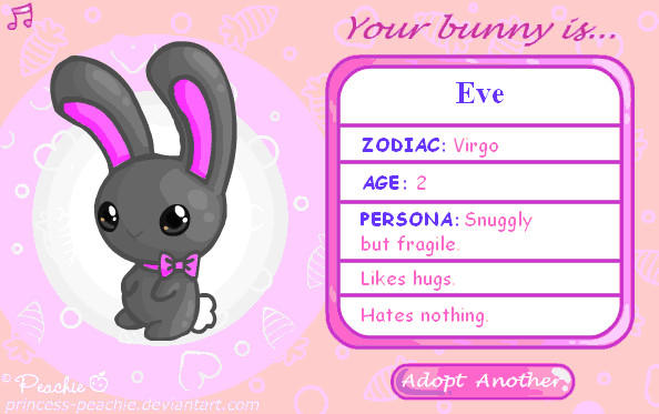 Eve bunny by Jayeeloveart on DeviantArt