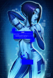 Cortana Pin-Up (NSFW preview) by Monolithic-Sloth