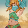 Gerudo Link pin-up