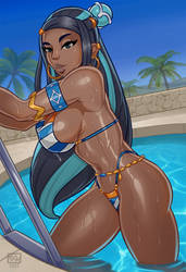 Nessa Poolside by Monolithic-Sloth