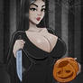 Morticia Addams - Pin-up