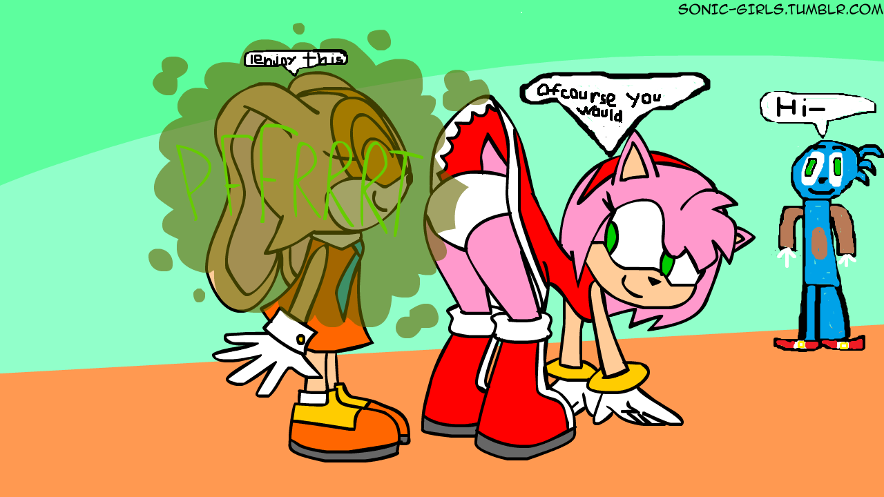 Amys Busted From Farting At Cream By Sonicfan124er On Deviantart 