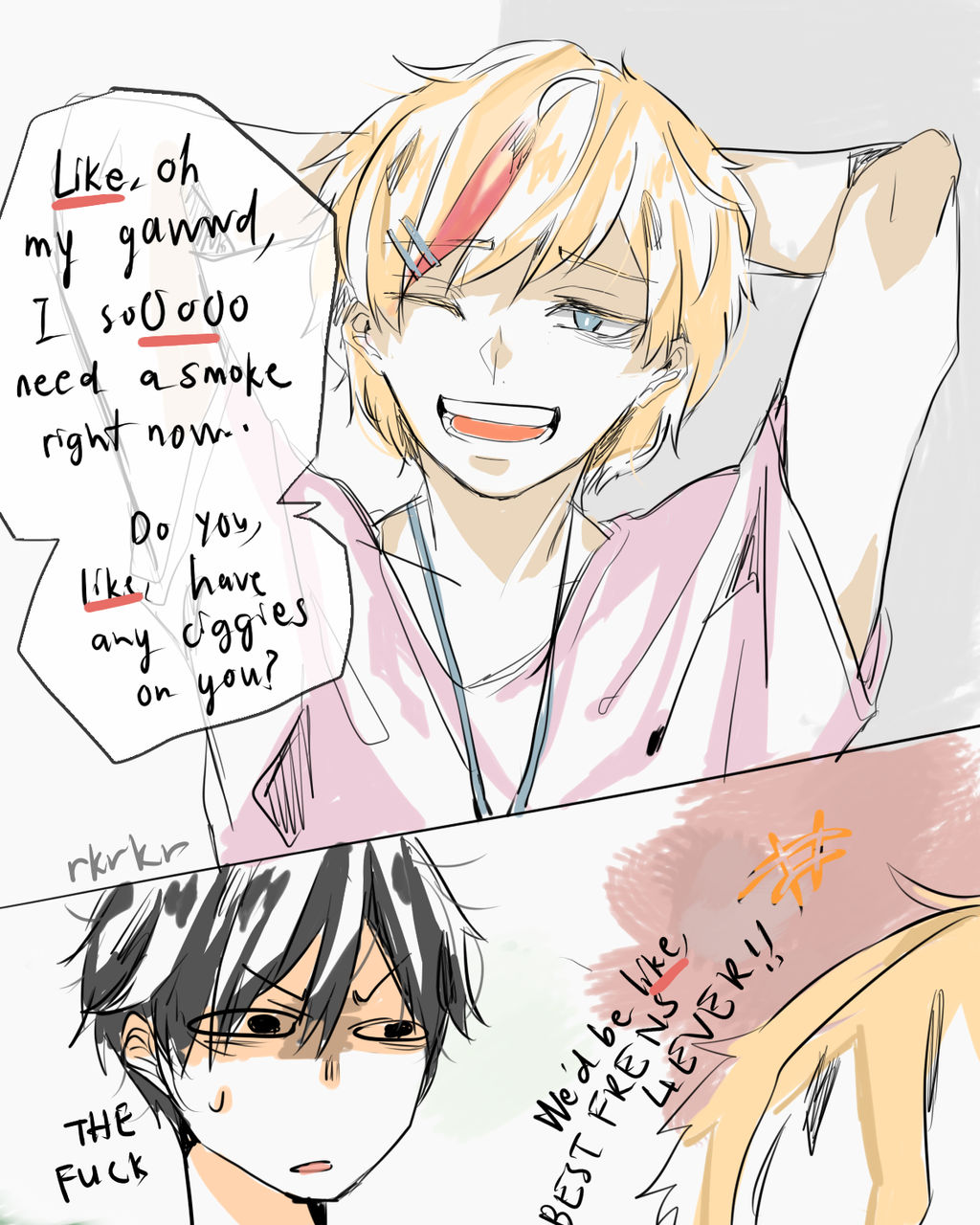 Sketchy comic of Musuko Ronshaku by rrkkrkrr on DeviantArt