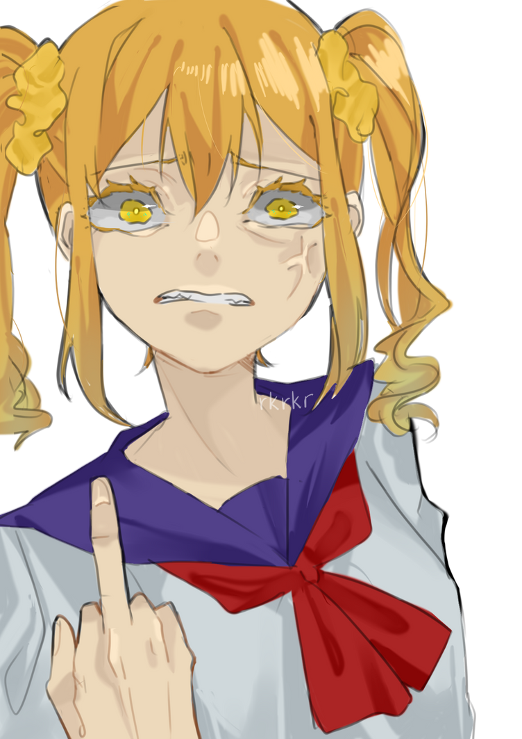 Popuko Rage Popuko doodle by rrkkrkrr on DeviantArt