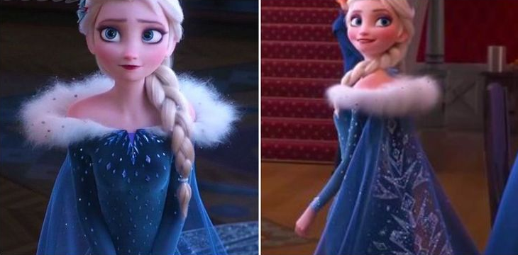 Olaf s Frozen Adventure Elsa Fancy Blue Dress Cosp by Ebuycosplay