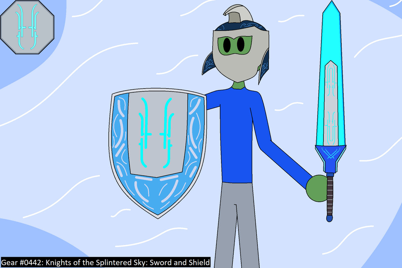 Splintered Scocket 0442Knights of the Splintered Sky:Sword and Shield by dominicdelagol2 ...