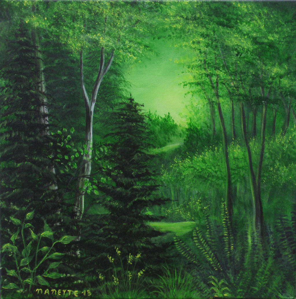 Green Landscape 1 by Nanette55 on DeviantArt