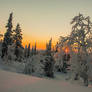 Lapland sunset