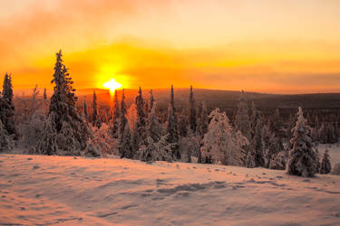 Lapland sunset