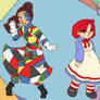Patchwork Girl and a Ragdoll