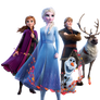 Anna,Elsa,Kristoff,Olaf and Sven PNG # 4