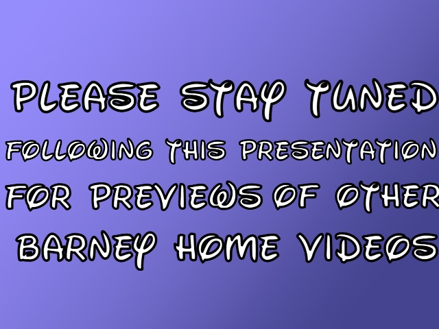 Barney Home Video Stay Tuned 1991 Bumper by jakeysamra on DeviantArt