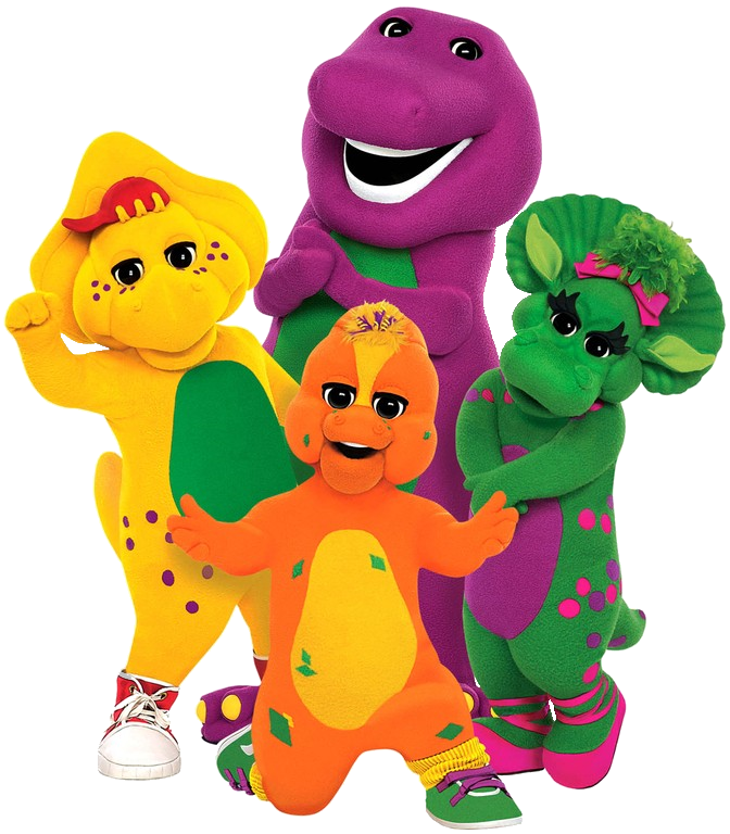 Barney,Baby Bop,BJ and Riff PNG by jakeysamra on DeviantArt