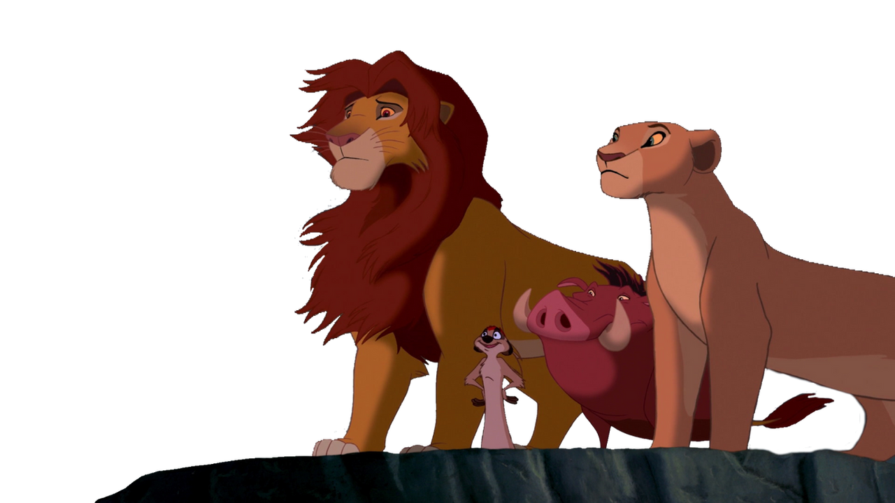 Simba,Nala,Timon and Pumbaa PNG by jakeysamra on DeviantArt