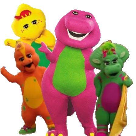 Barney,Baby Bop,BJ and Riff PNG by jakeysamra on DeviantArt