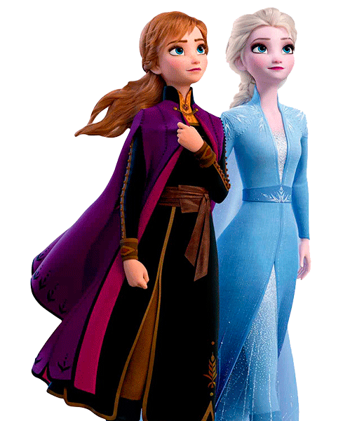 Anna and Elsa (Frozen II) PNG by jakeysamra on DeviantArt