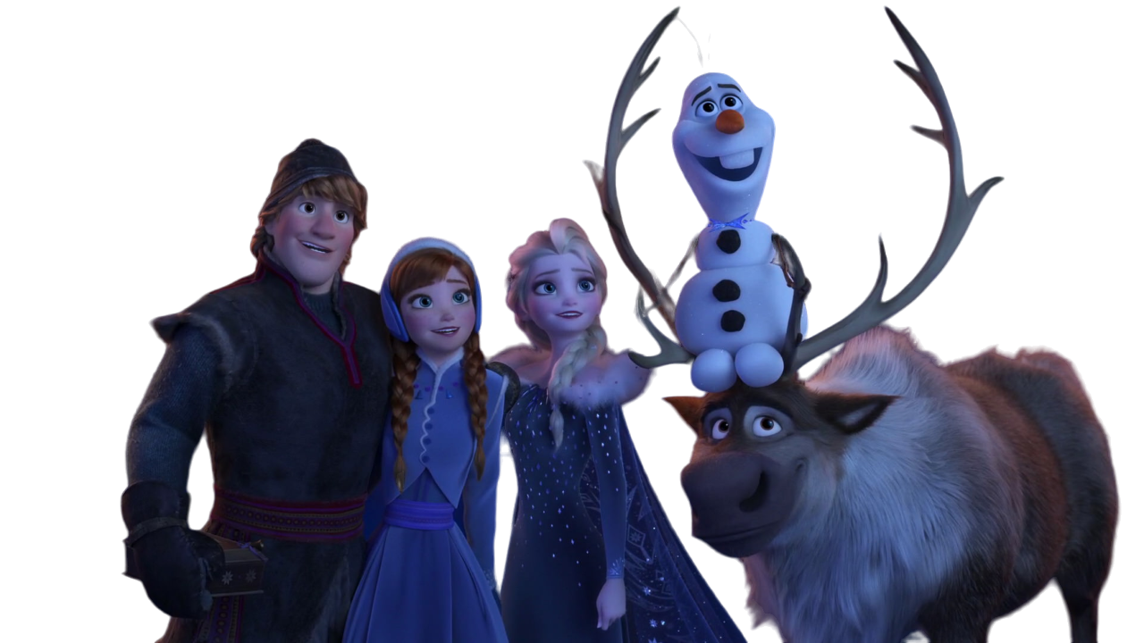 Anna,Elsa,Kristoff,Olaf and Sven (OFA) PNG by jakeysamra on DeviantArt