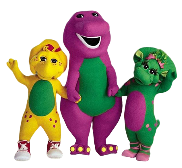 Barney,Baby Bop and BJ PNG by jakeysamra on DeviantArt