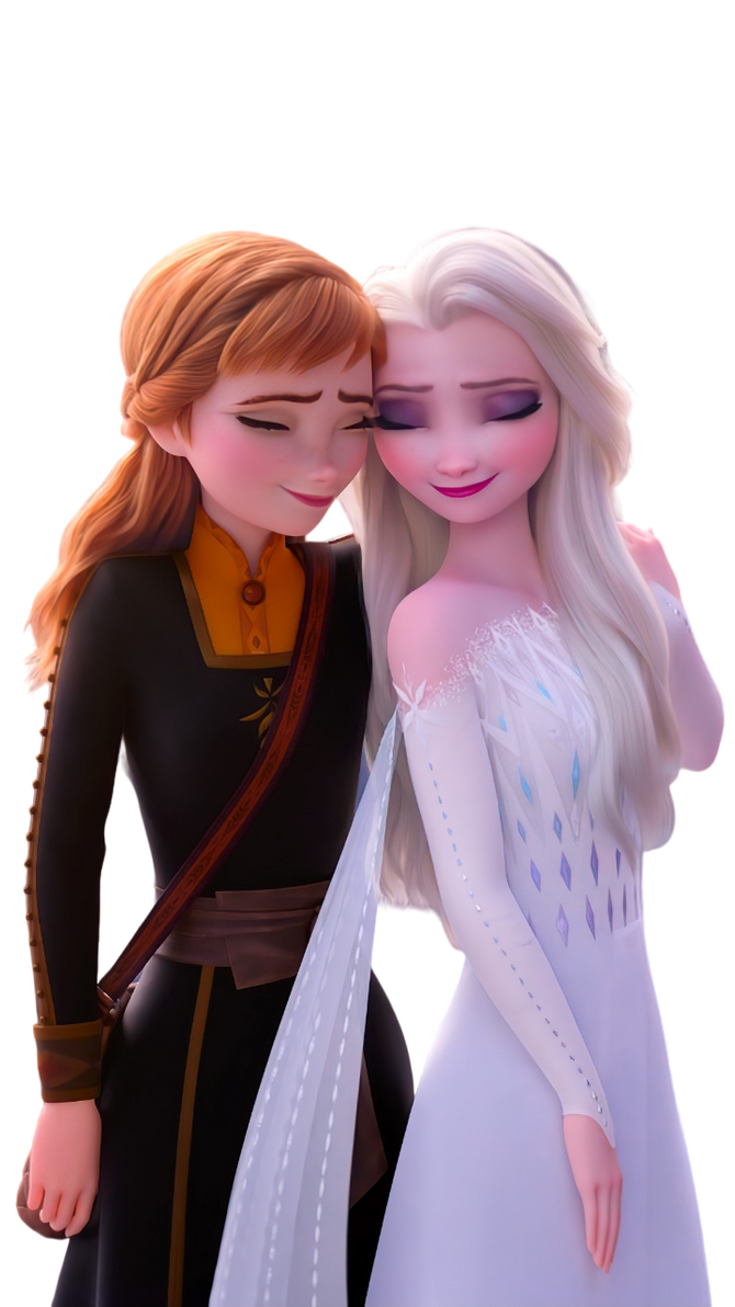 Anna and Elsa (Frozen II) PNG by jakeysamra on DeviantArt