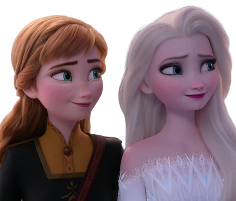 Anna and Elsa (Frozen II) PNG by jakeysamra on DeviantArt