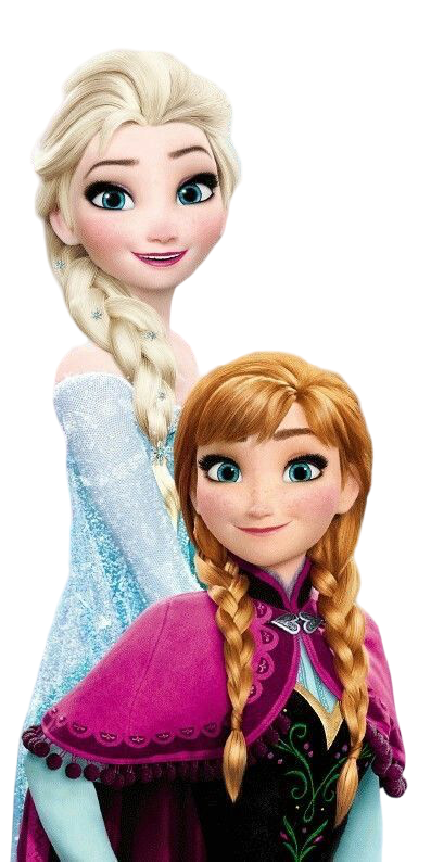Anna and Elsa (Frozen) PNG by jakeysamra on DeviantArt
