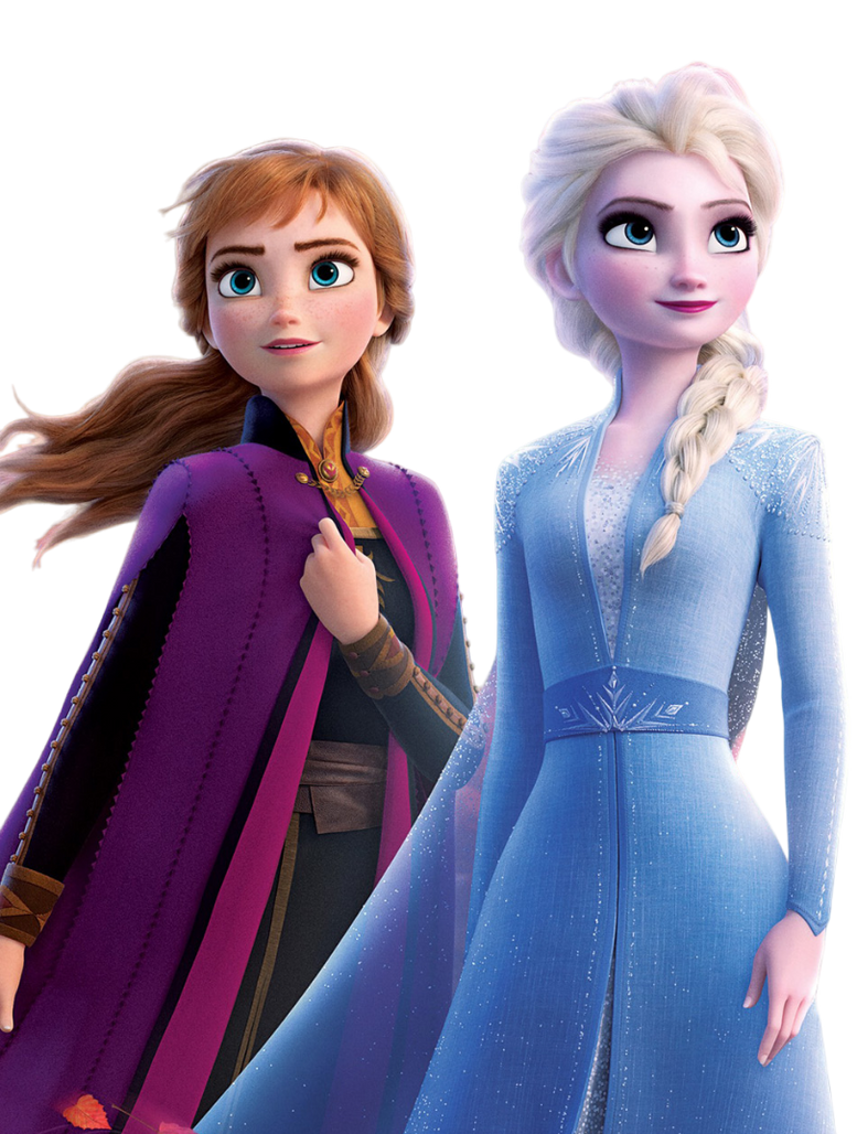 Anna and Elsa (Frozen II) PNG by jakeysamra on DeviantArt