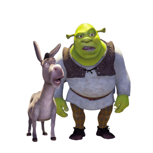 Shrek and Donkey PNG by jakeysamra on DeviantArt
