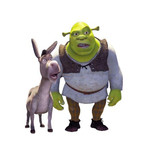 Shrek and Donkey (DreamWorks Sticker Book) by SmashupMashups on DeviantArt