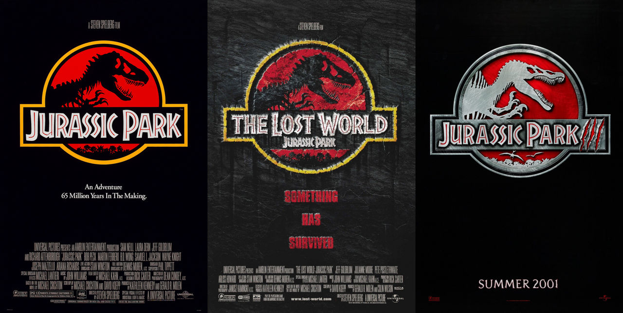 5Pcs Jurassic Park Movie Logo Iron On Badge - Sew Patch - Foto 1