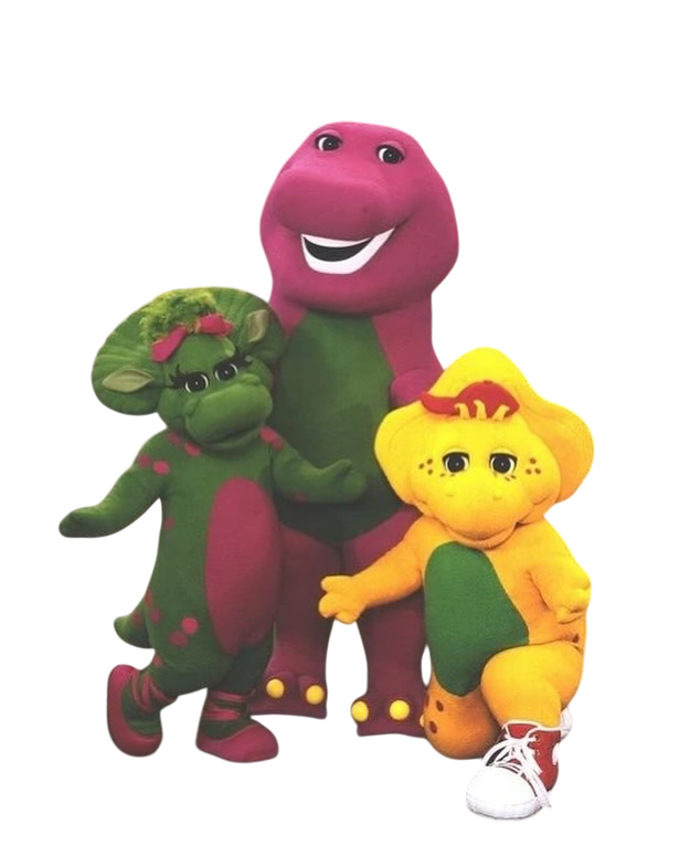 Barney,Baby Bop and BJ PNG by jakeysamra on DeviantArt