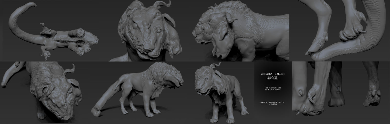 Chimera - ZBrush Model - View Series 2