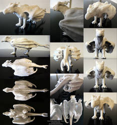Romanian Three-Tail Male - 3-D Printed Sculpture