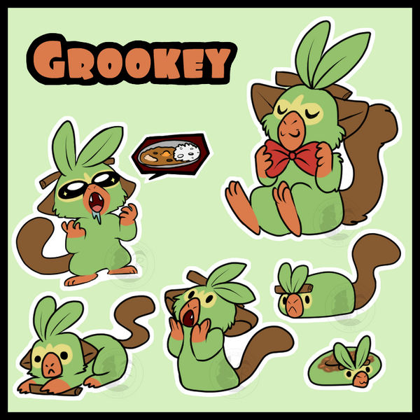 Grokey Face Emotive Grookeys by KuraisCreatures on DeviantArt