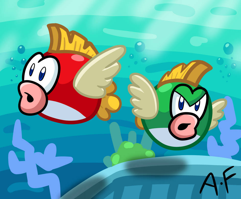 Cheep cheep and Deep cheep! by Yosharly on DeviantArt
