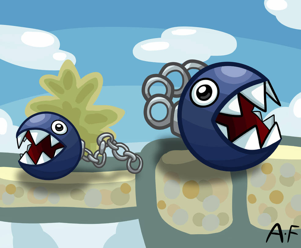 Chain Chomps! by Yosharly on DeviantArt
