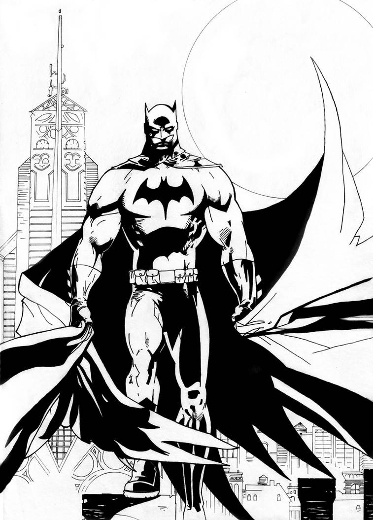 Underlining Batman Batman - Inked by StingRoll on DeviantArt
