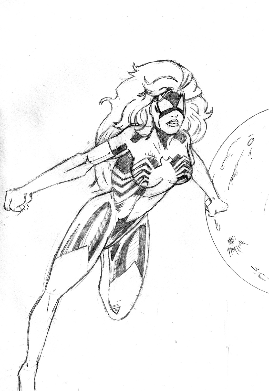 Spider-Woman Sketch