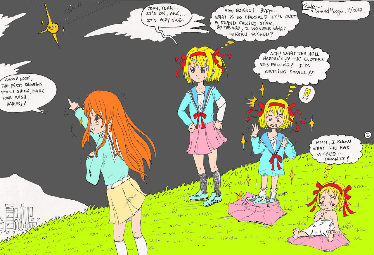 Clorits the_shooting_star__haruhi_and_mikuru_ar__2_2__by by brice7867 on DeviantArt