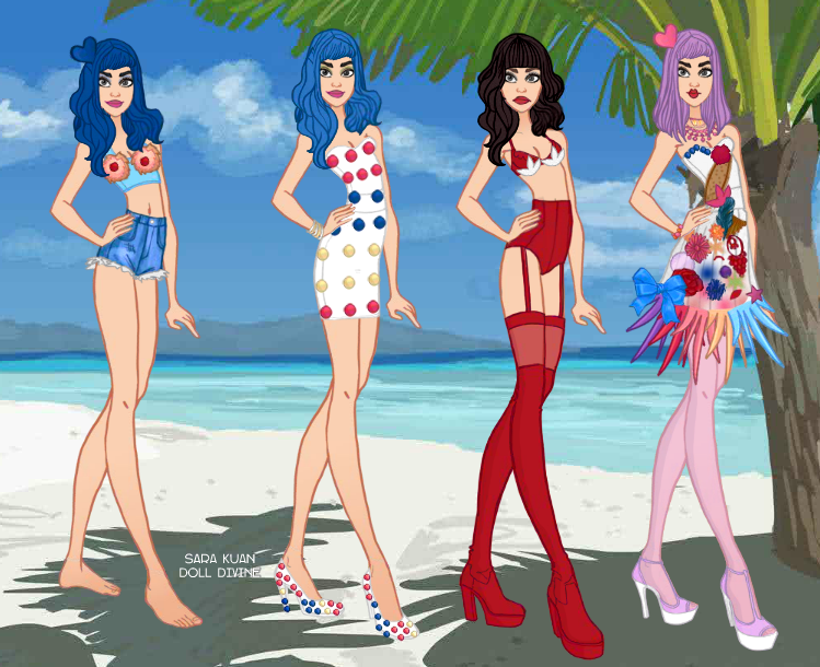 California Gurls (Katy Perry) Outfits by theshortcarebear on DeviantArt