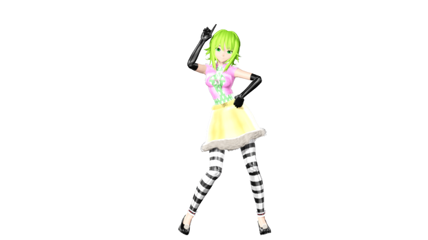 MMD DT Happy Synthesizer GUMI