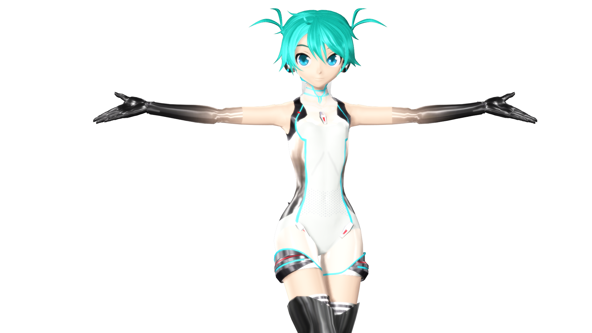 MMD DT Race Miku 2011 v2 wip