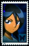 Rukia Blue Stamp by Deth-Enigma